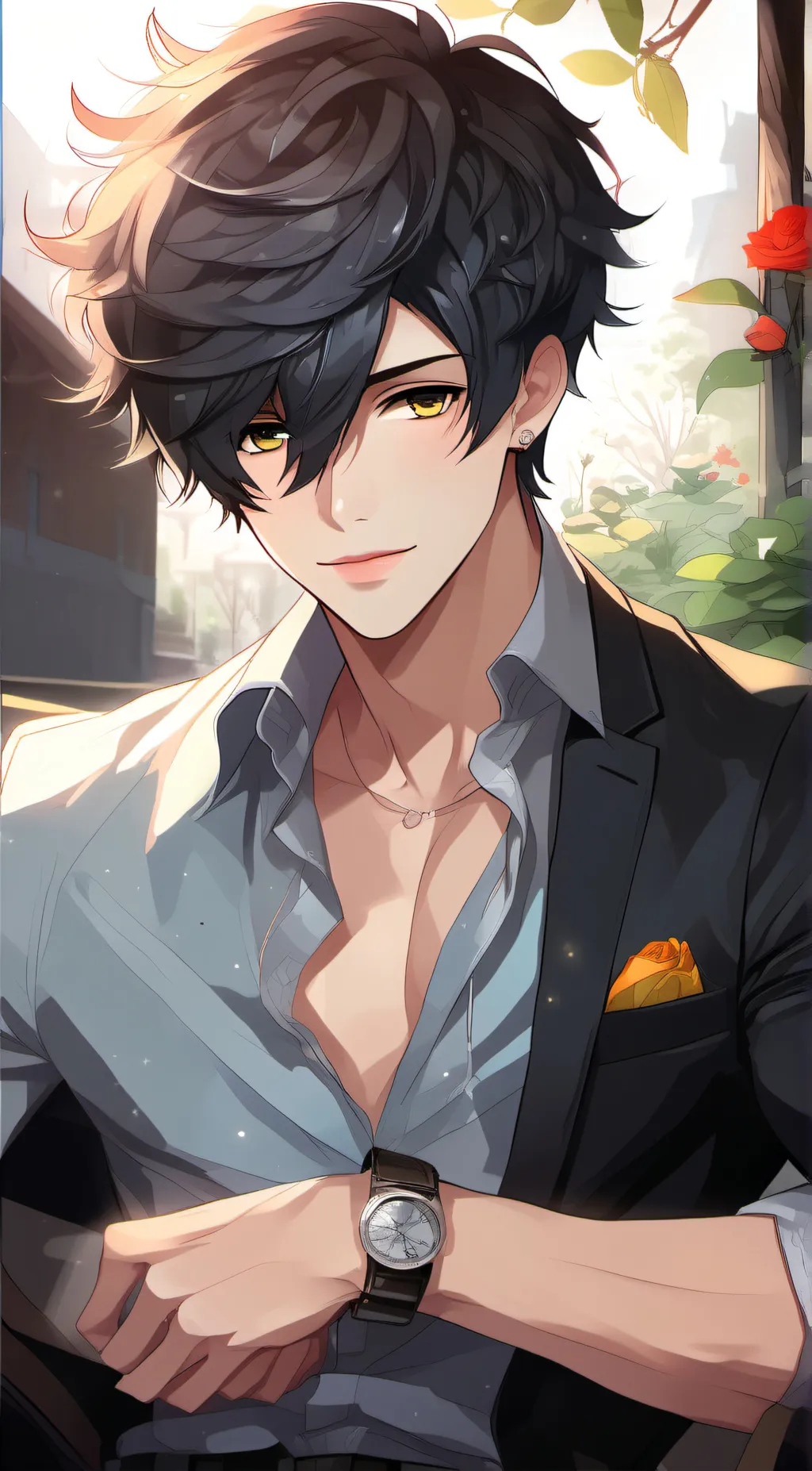 ai character: JK the gay background