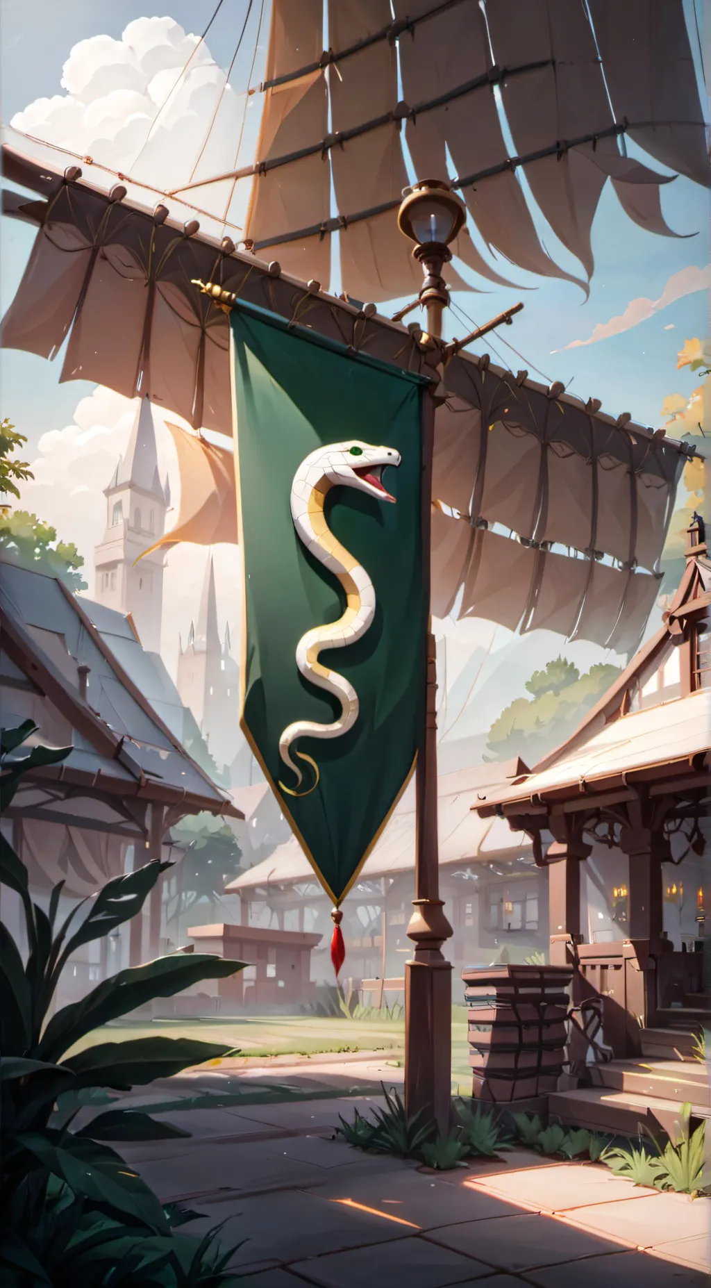 ai character: Slytherin Boys background