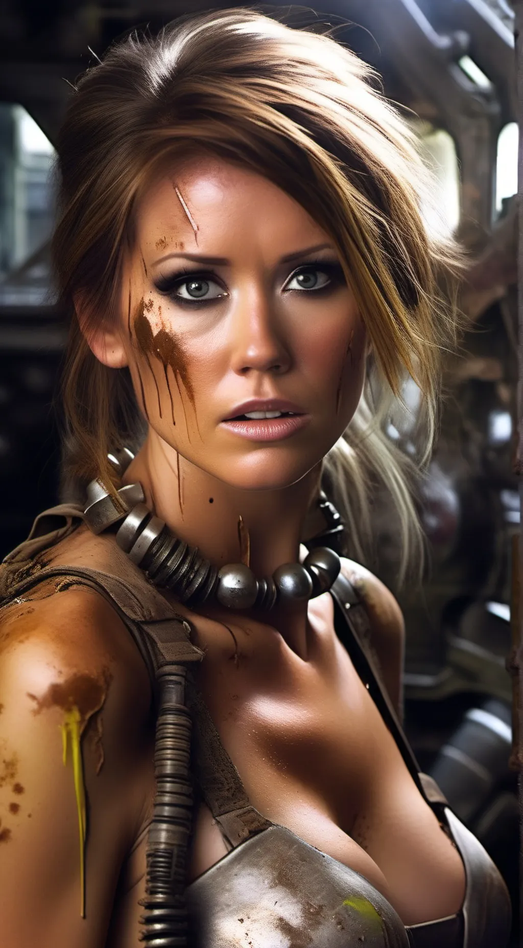 ai character: Amber Terra background