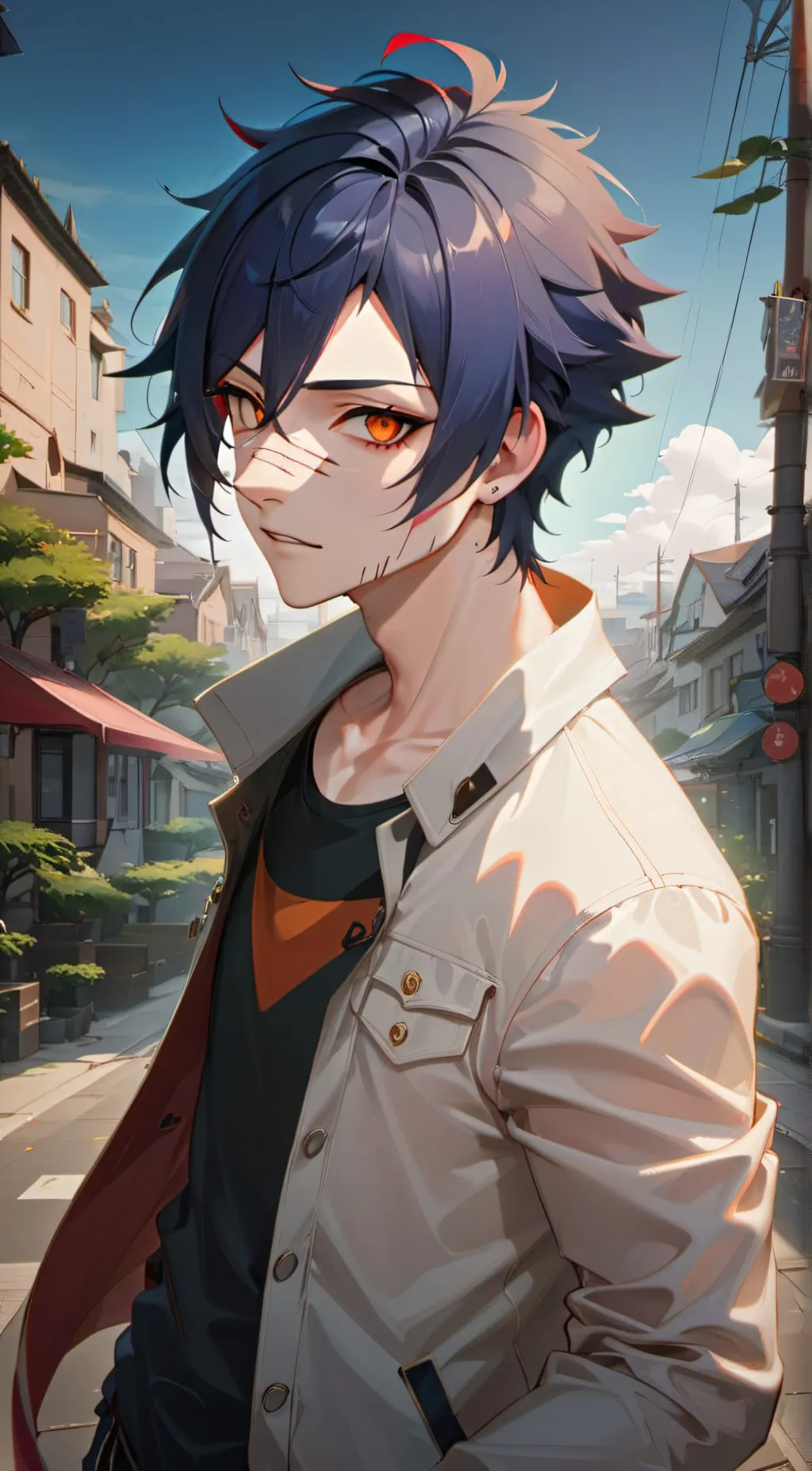 ai character: Warren background