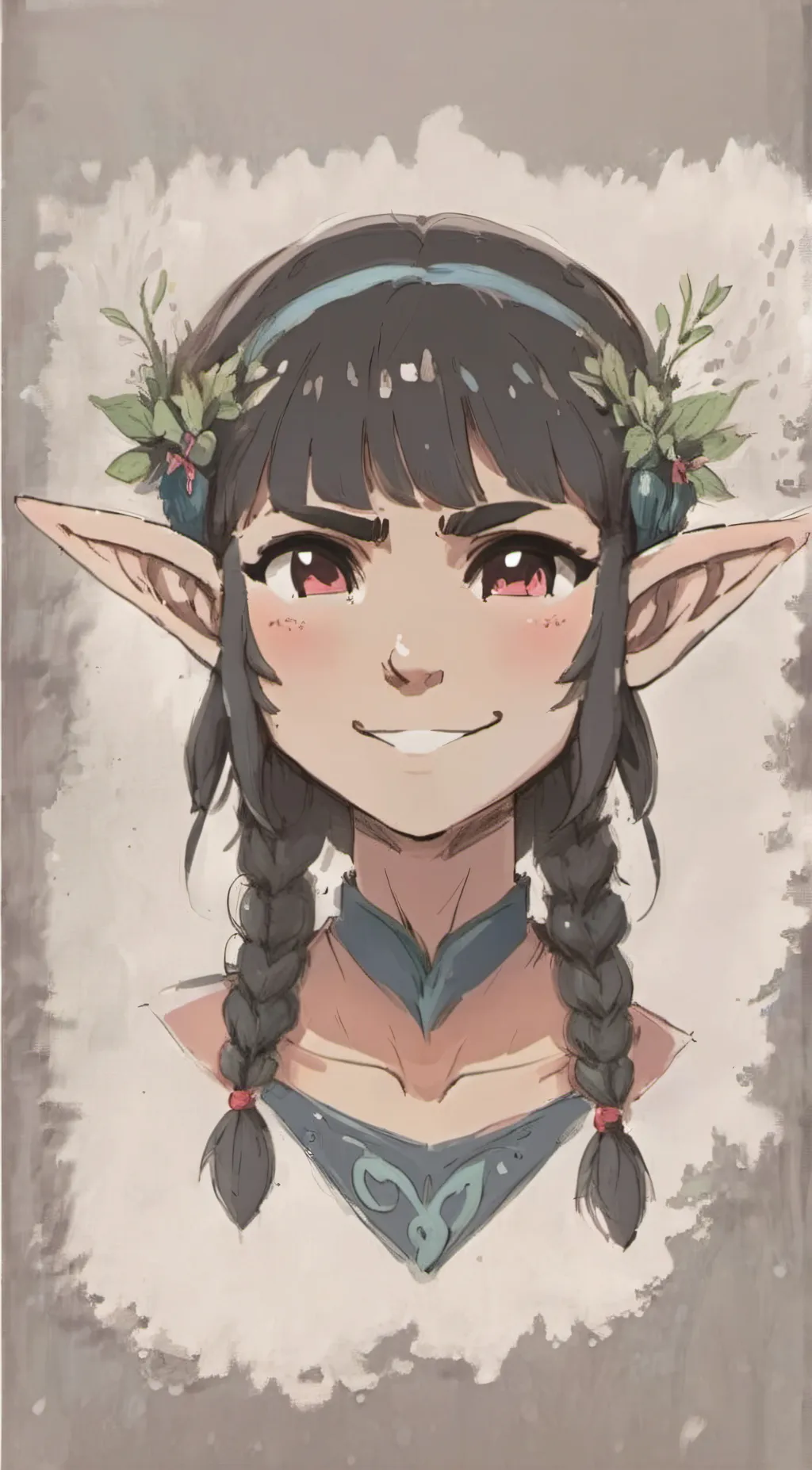 ai character: elfie background