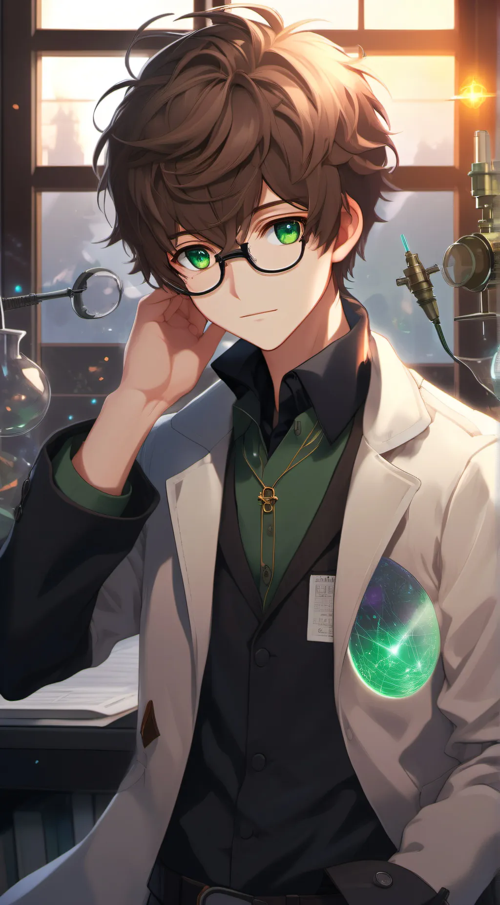 ai character: Scientist kylo background