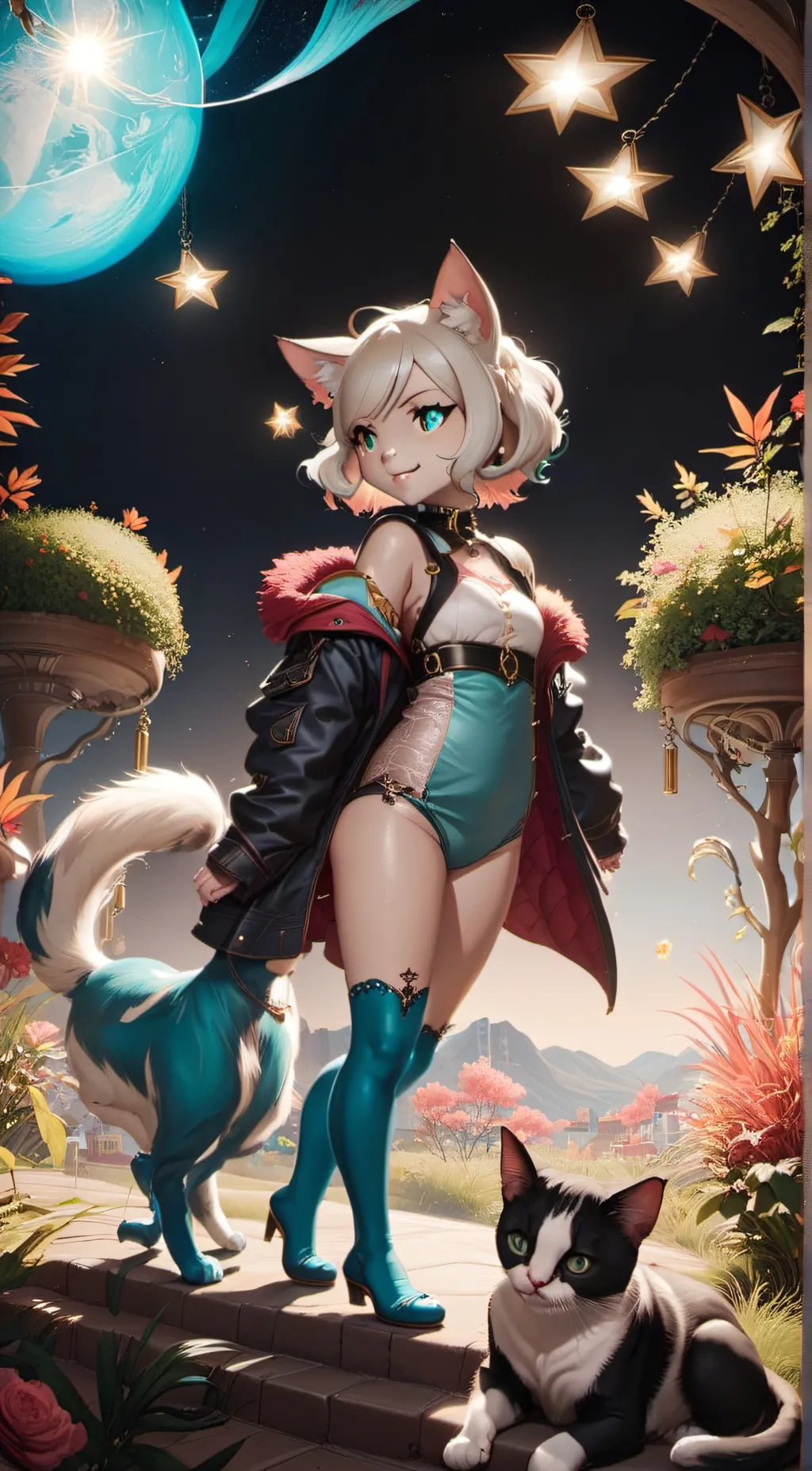 ai character: Aria background