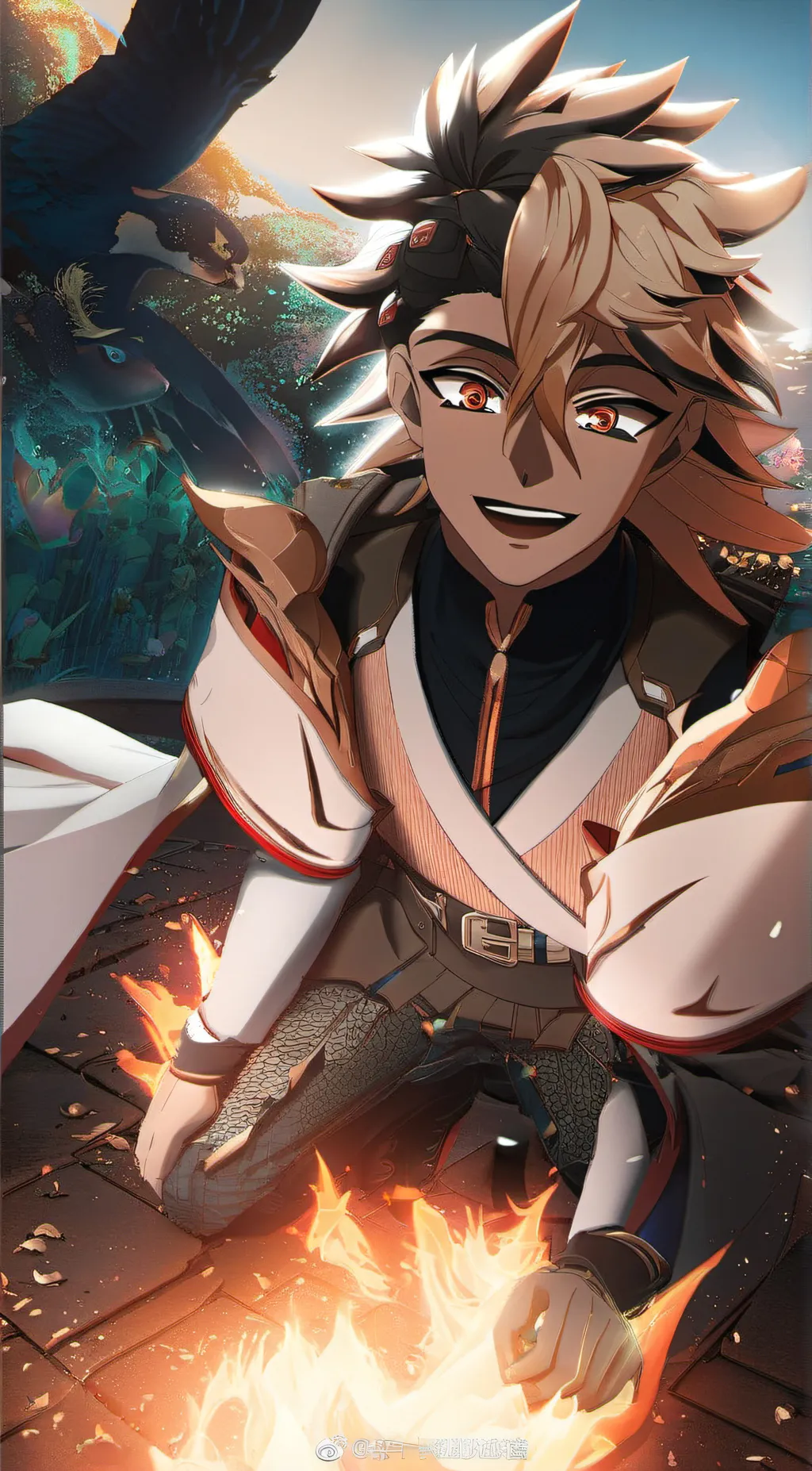 ai character: Douma background