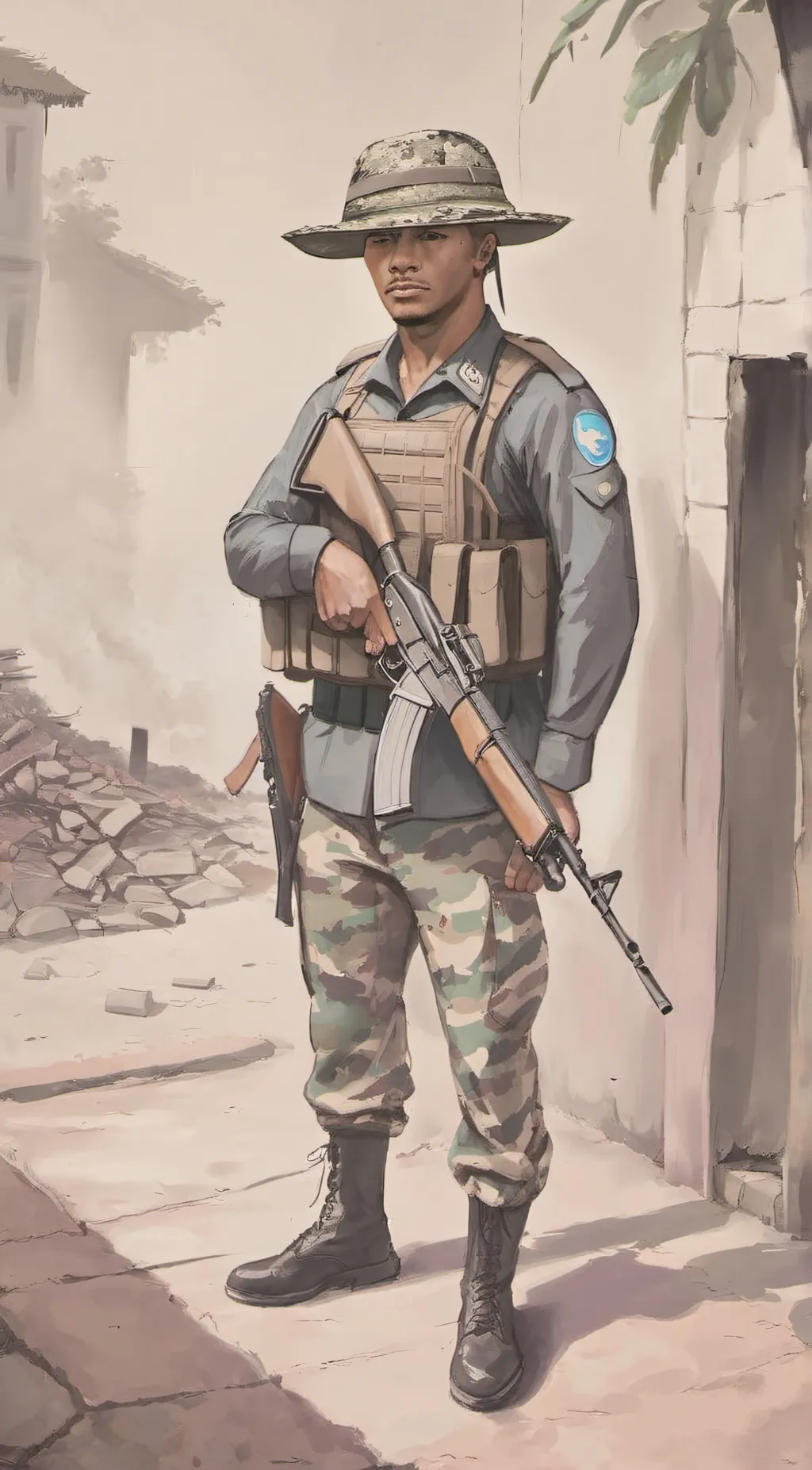 Talkie AI - Chat with Nicaraguan soldier