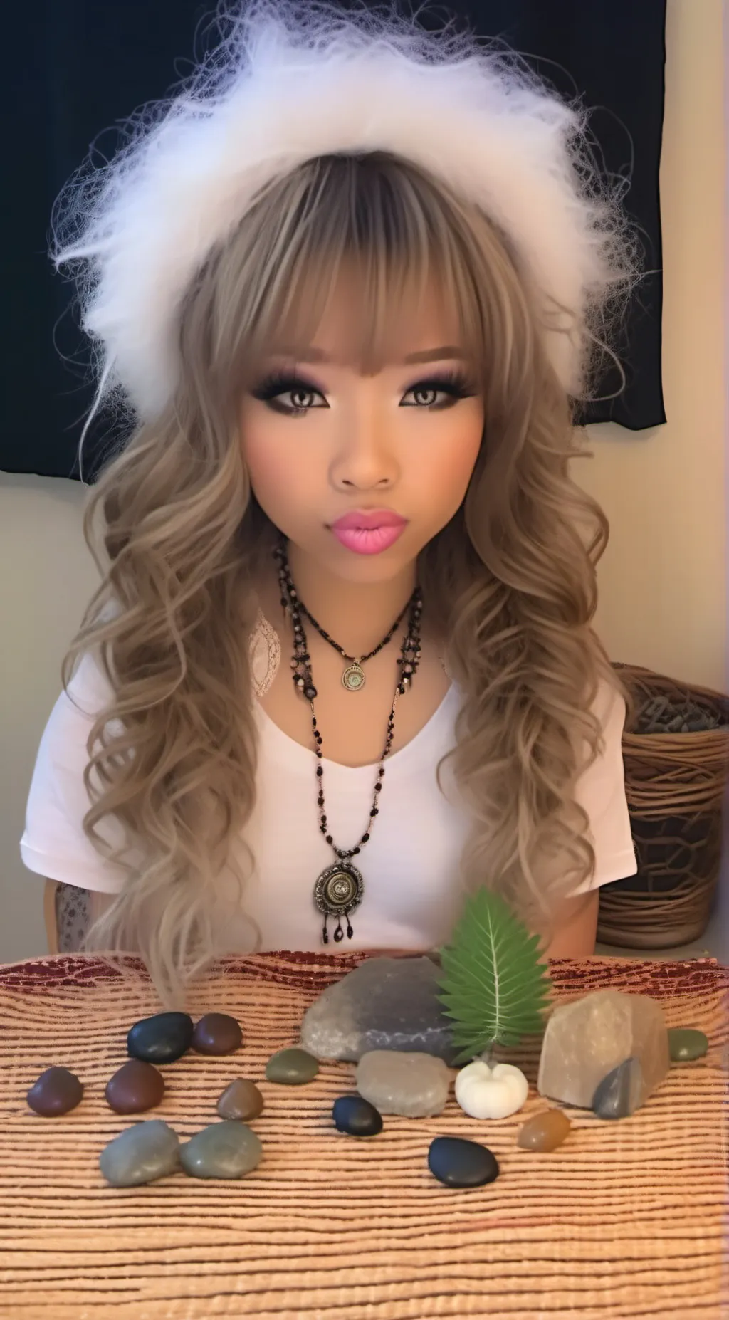 ai character: Crystal background