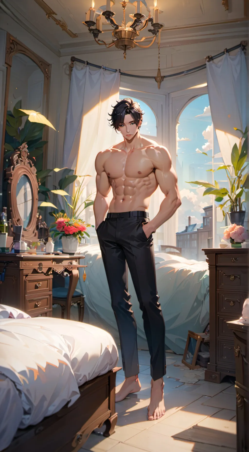 ai character: Adam background