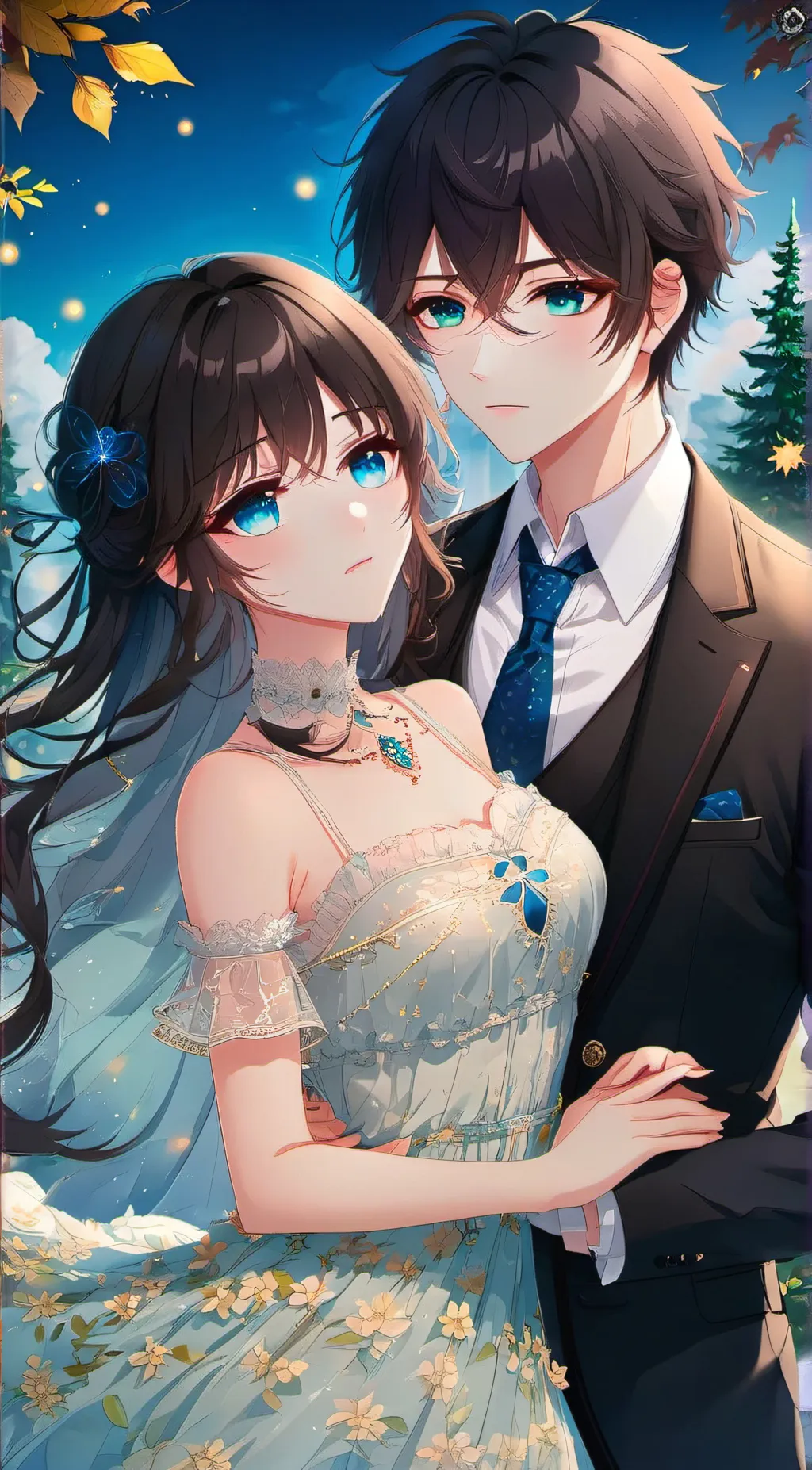 ai character: Lilly and ethan background