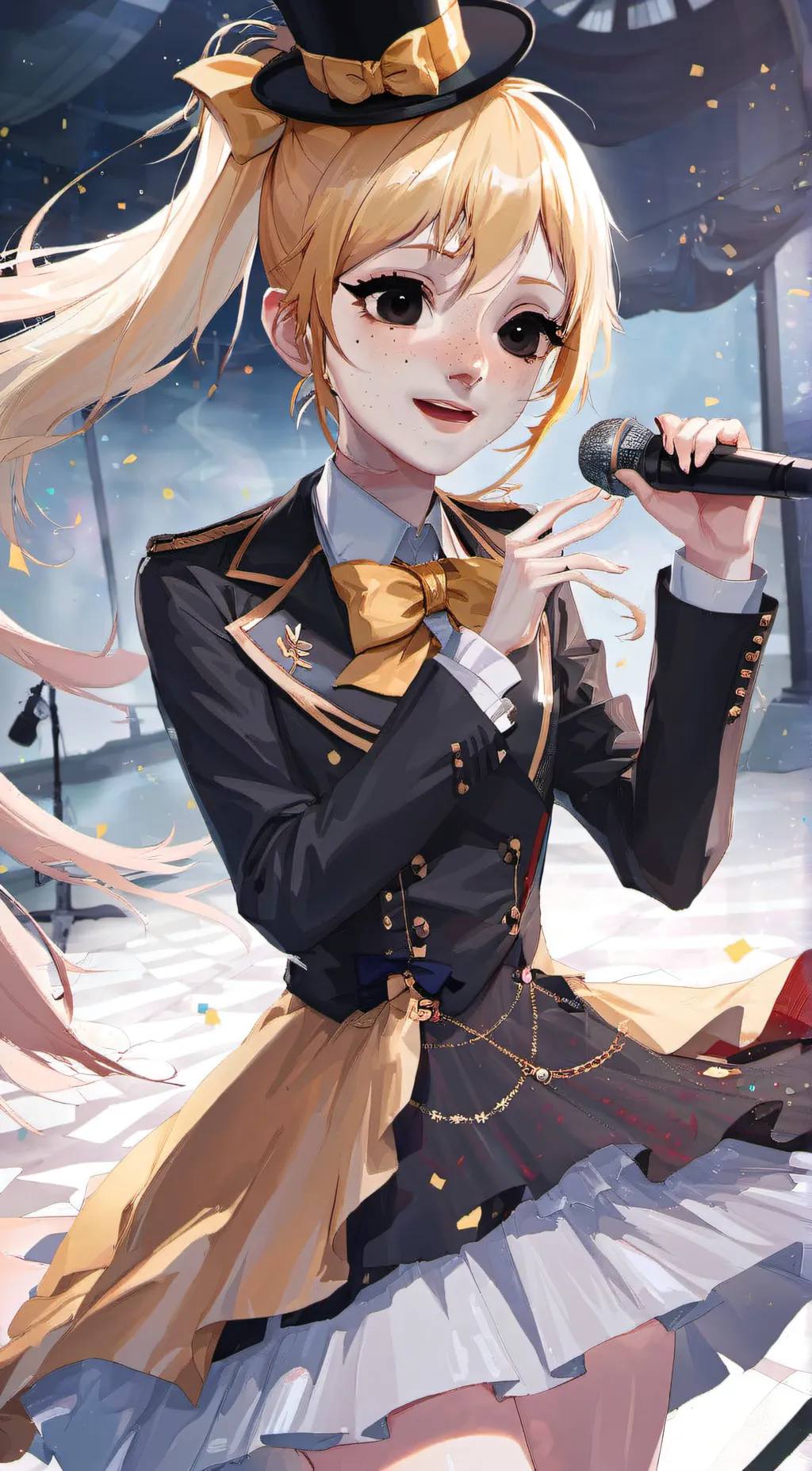 ai character: Cassidy / Fredbear background