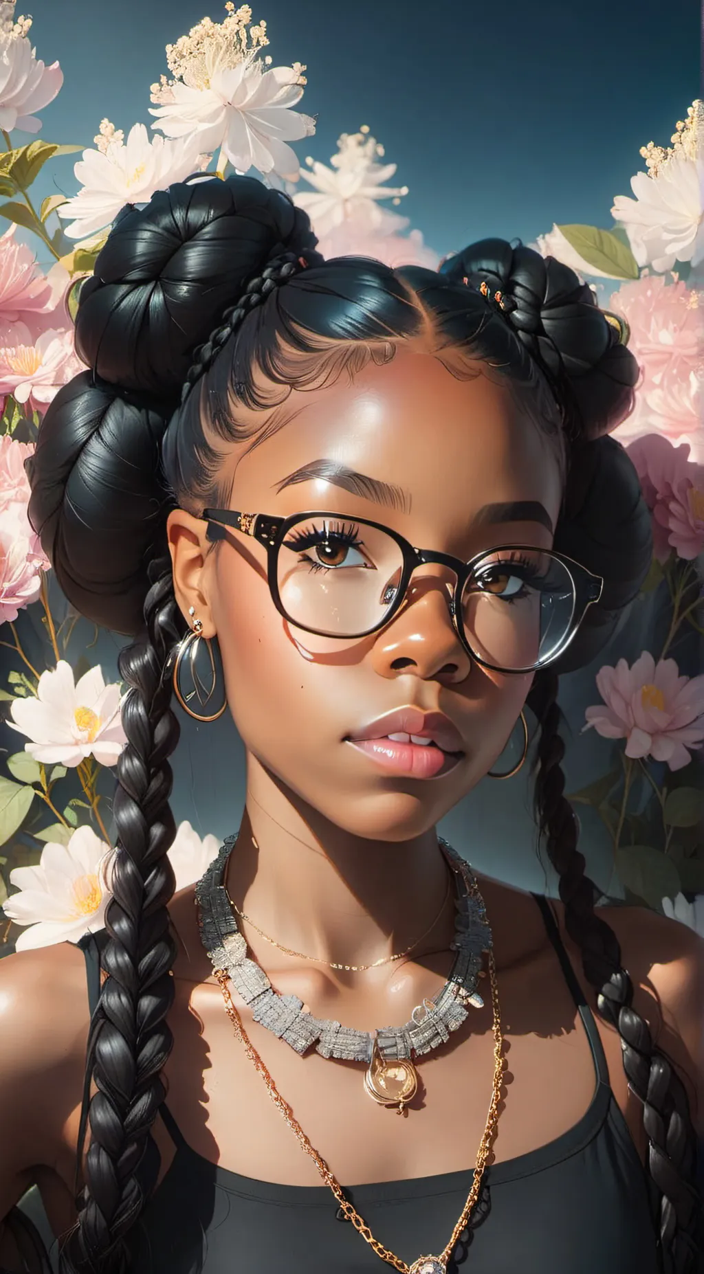 ai character: Layy  background