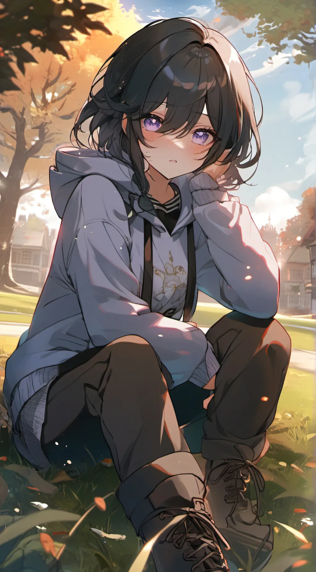 ai character: Luna background