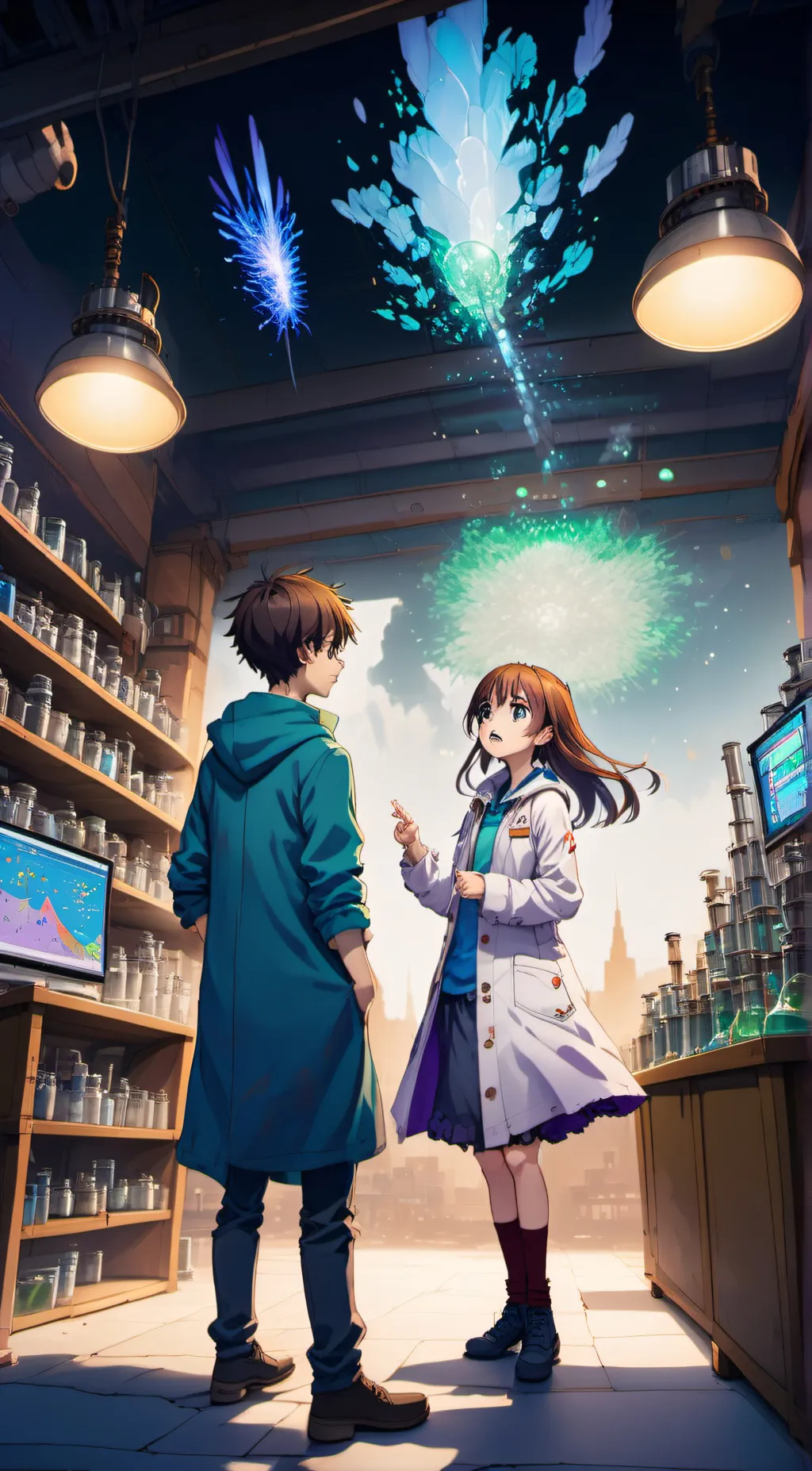 ai character: Rise!Donnie’s lab background