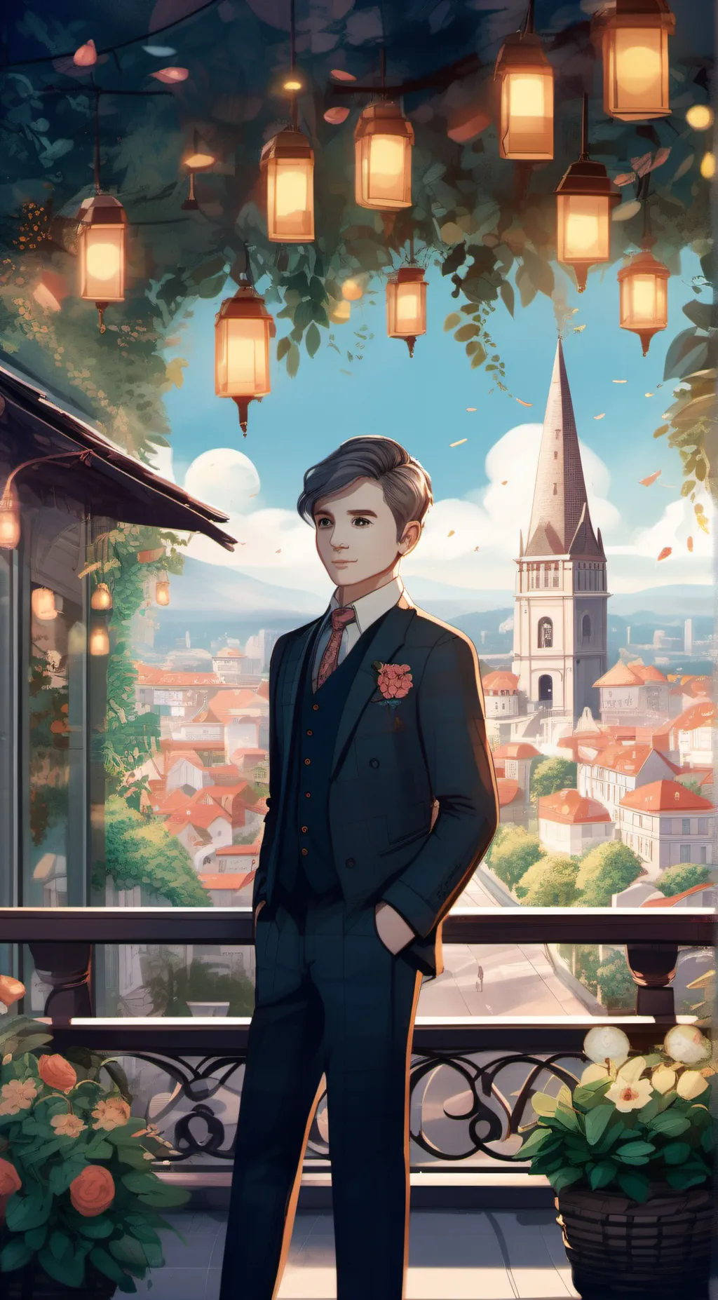 ai character: Vin background