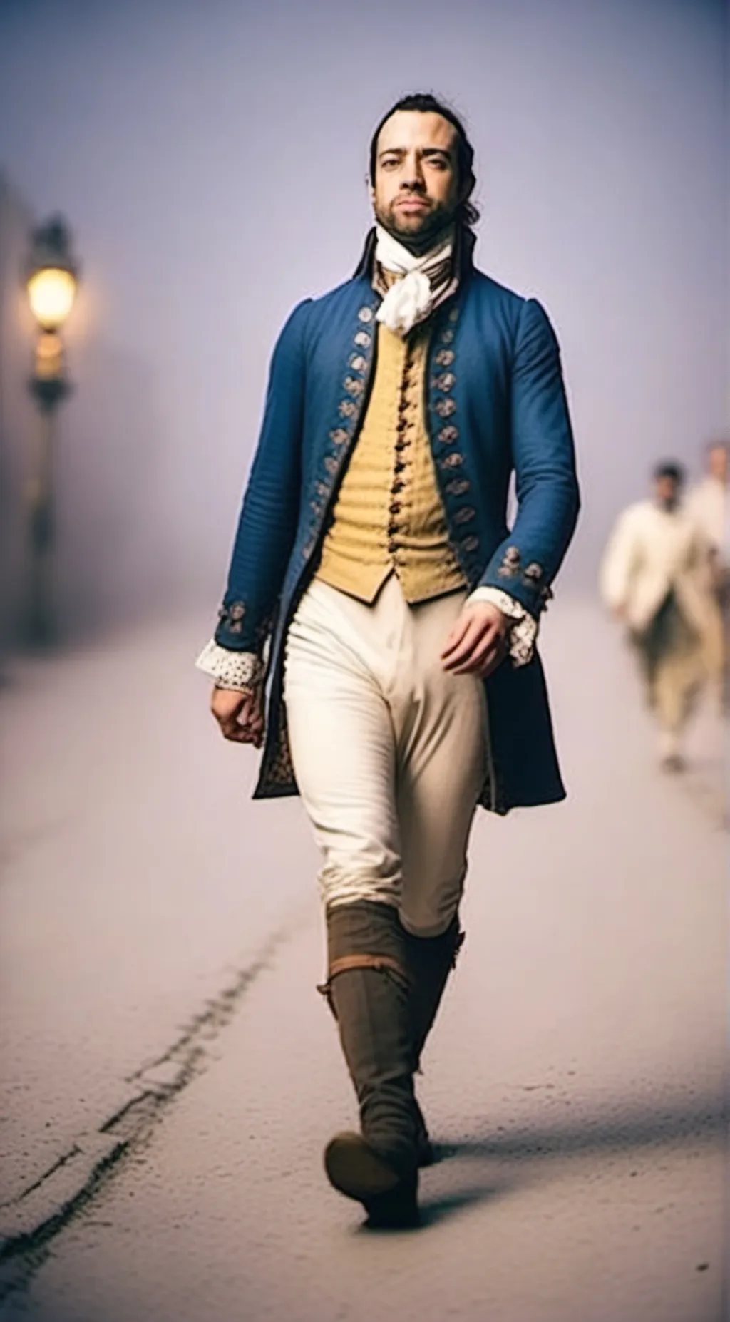 ai character: Alexander Ham.  background