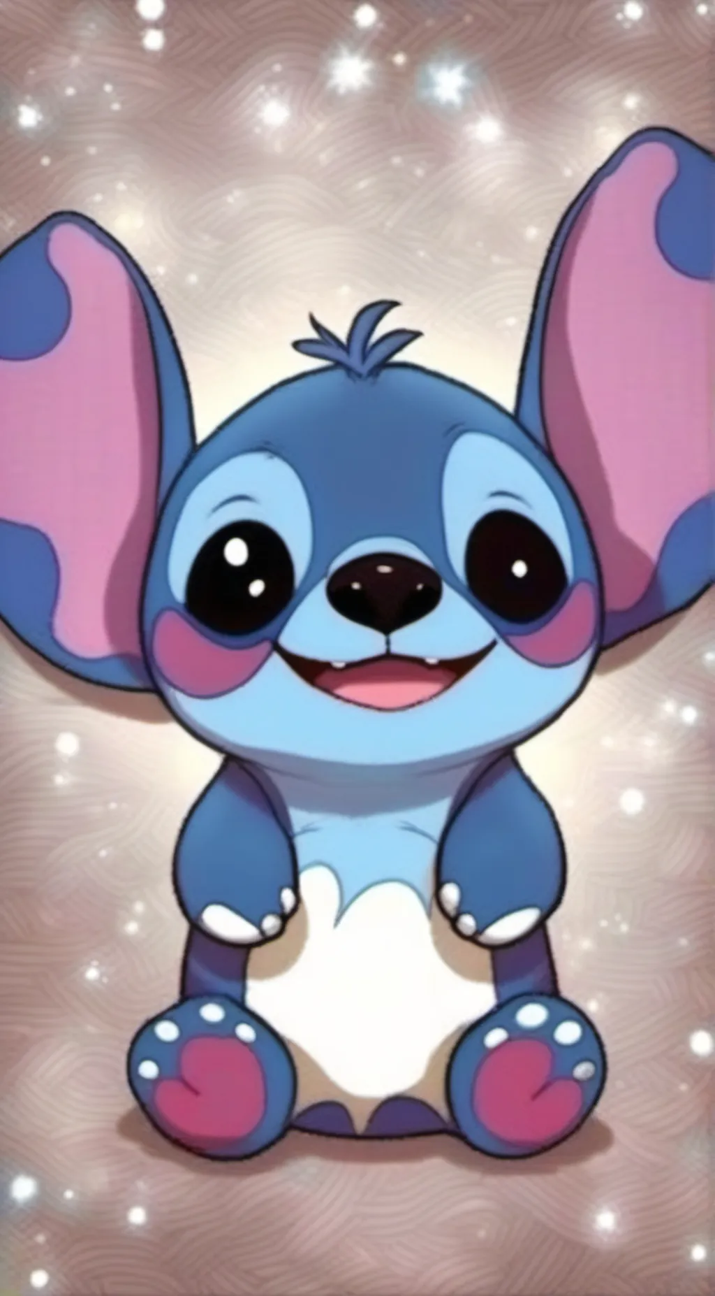 ai character: Stitch background