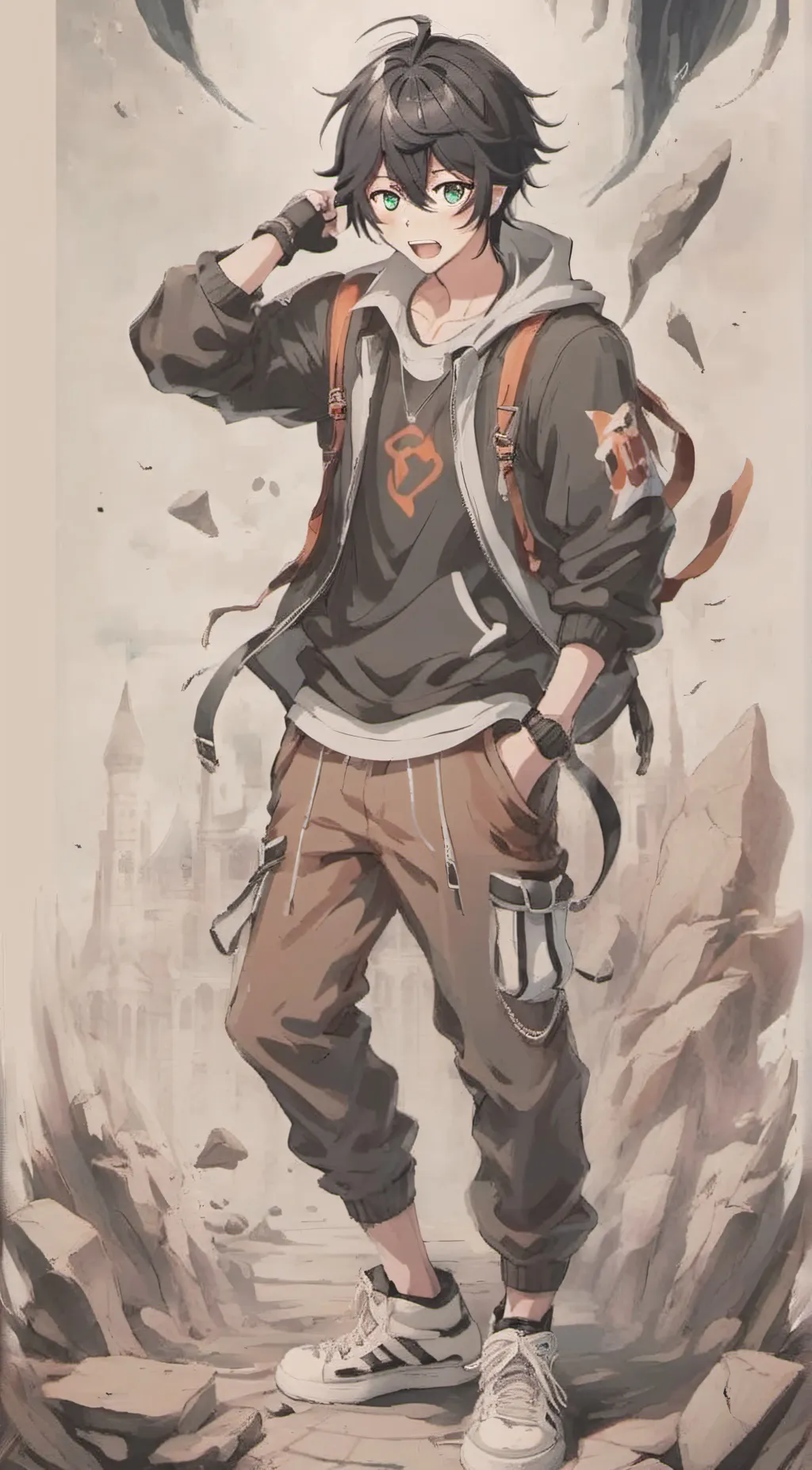 ai character: Feliz  background