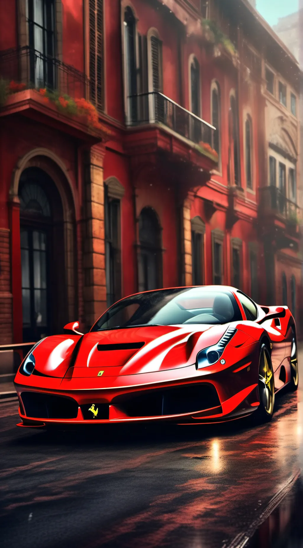 ai character: Ferrari 2 background