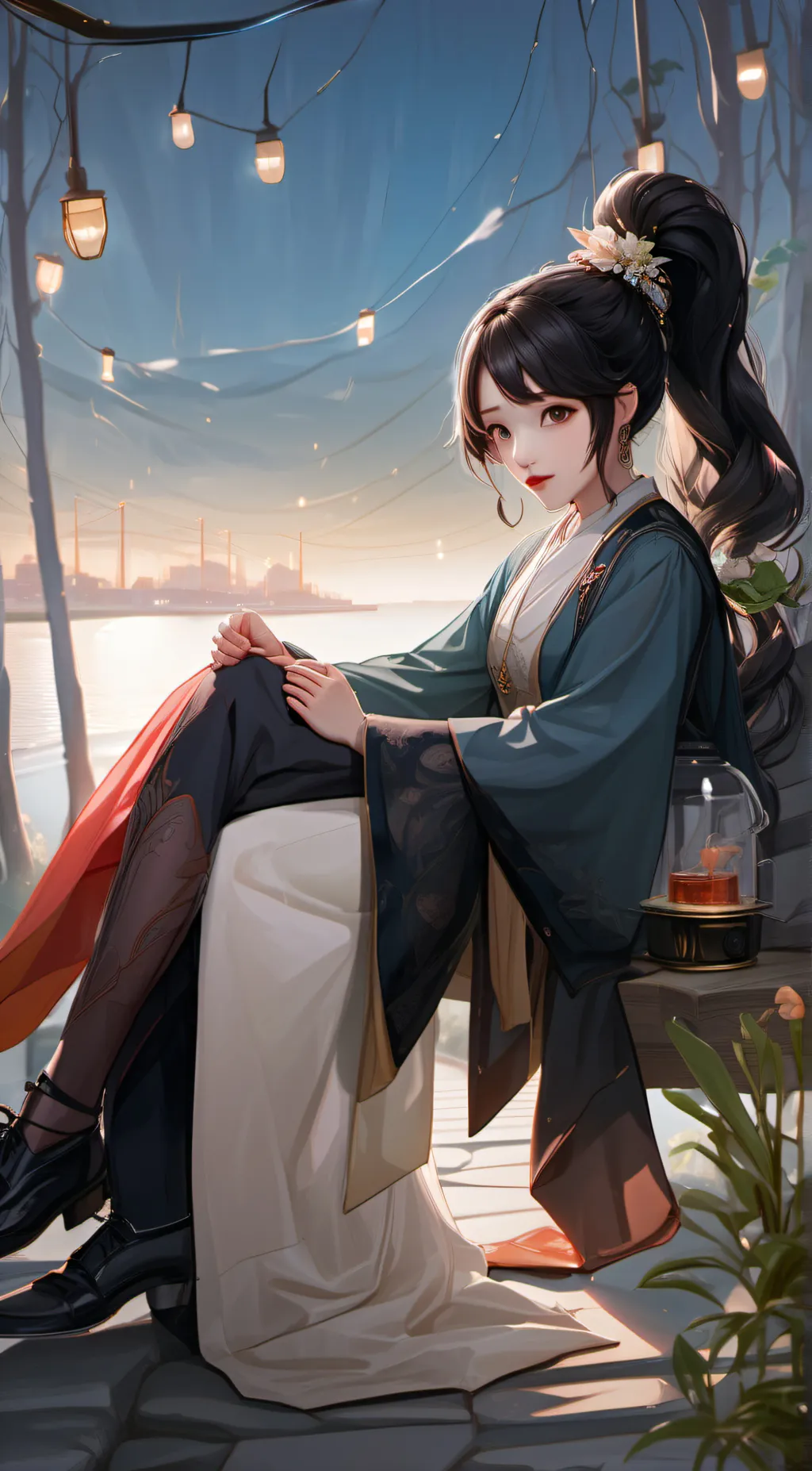 ai character: cutie  background