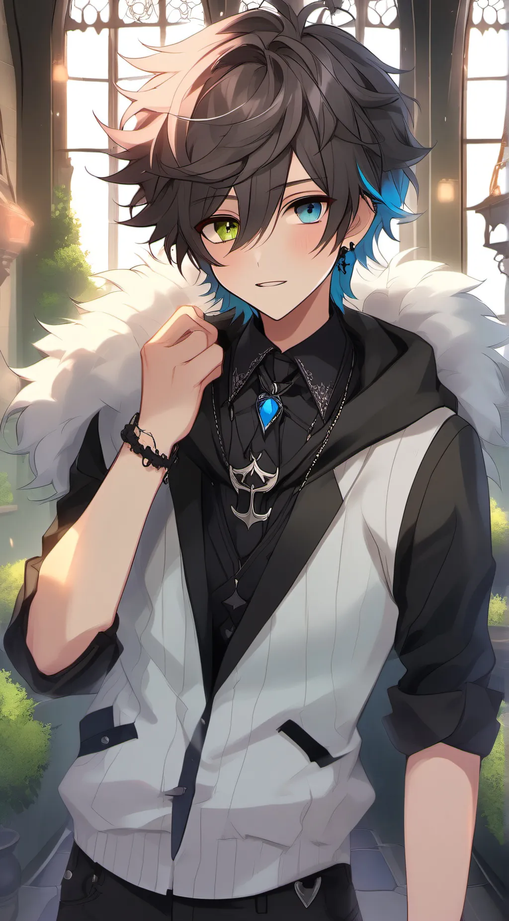 ai character: lucas zenburg background