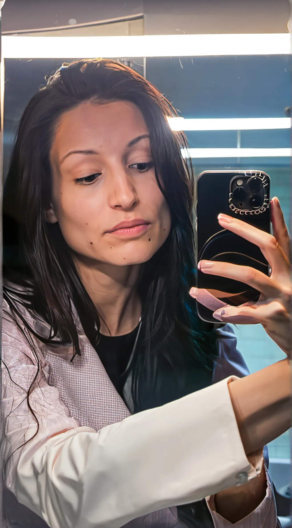 ai character: Crystal  background