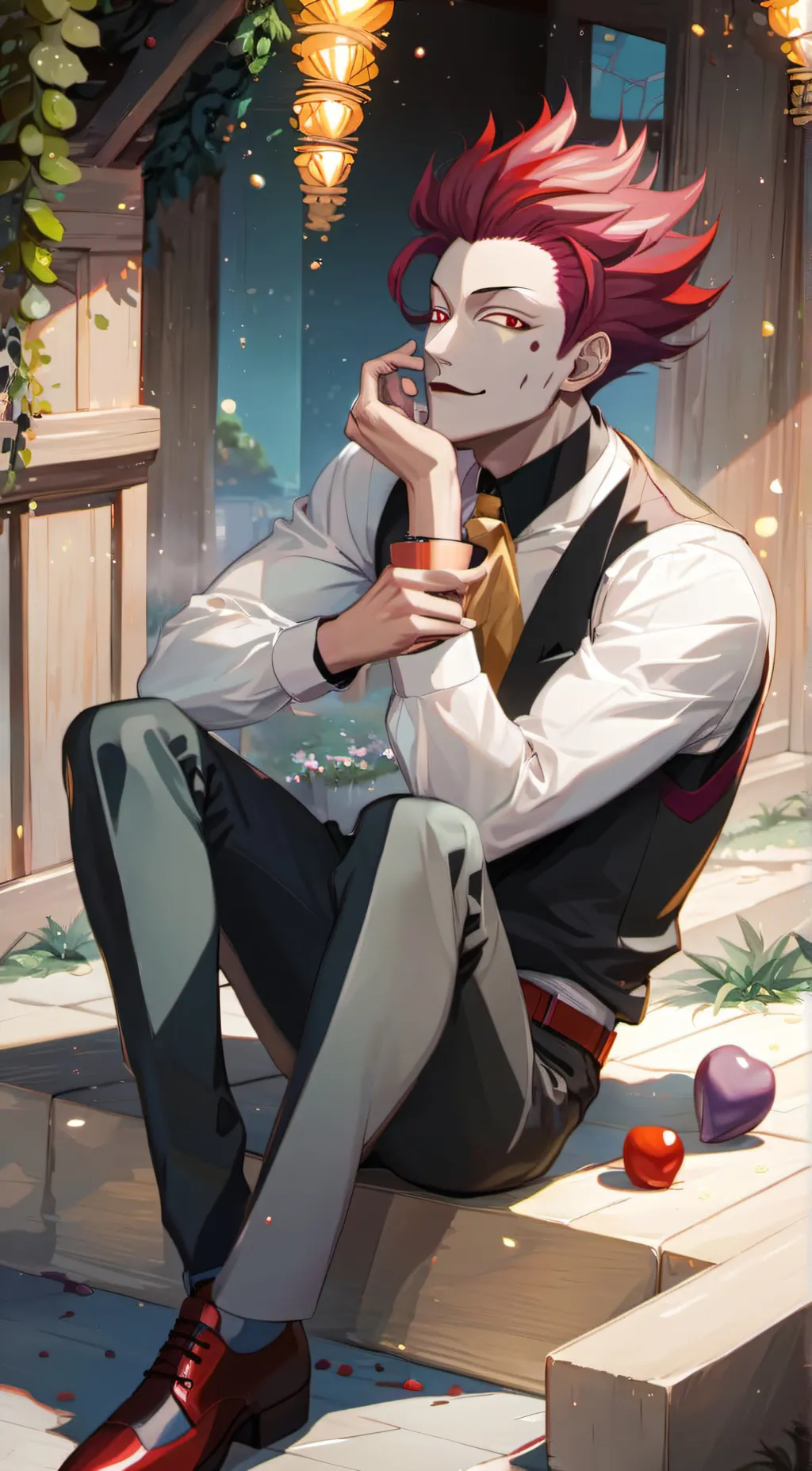 ai character: hisoka morrow  background