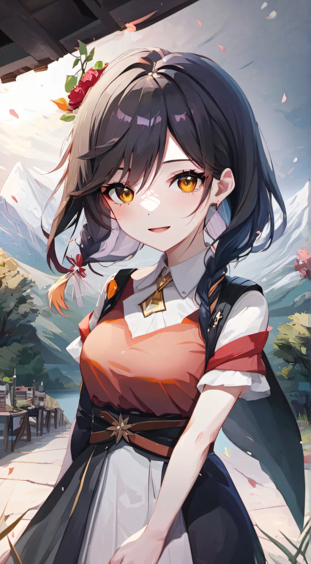 ai character: Marie background