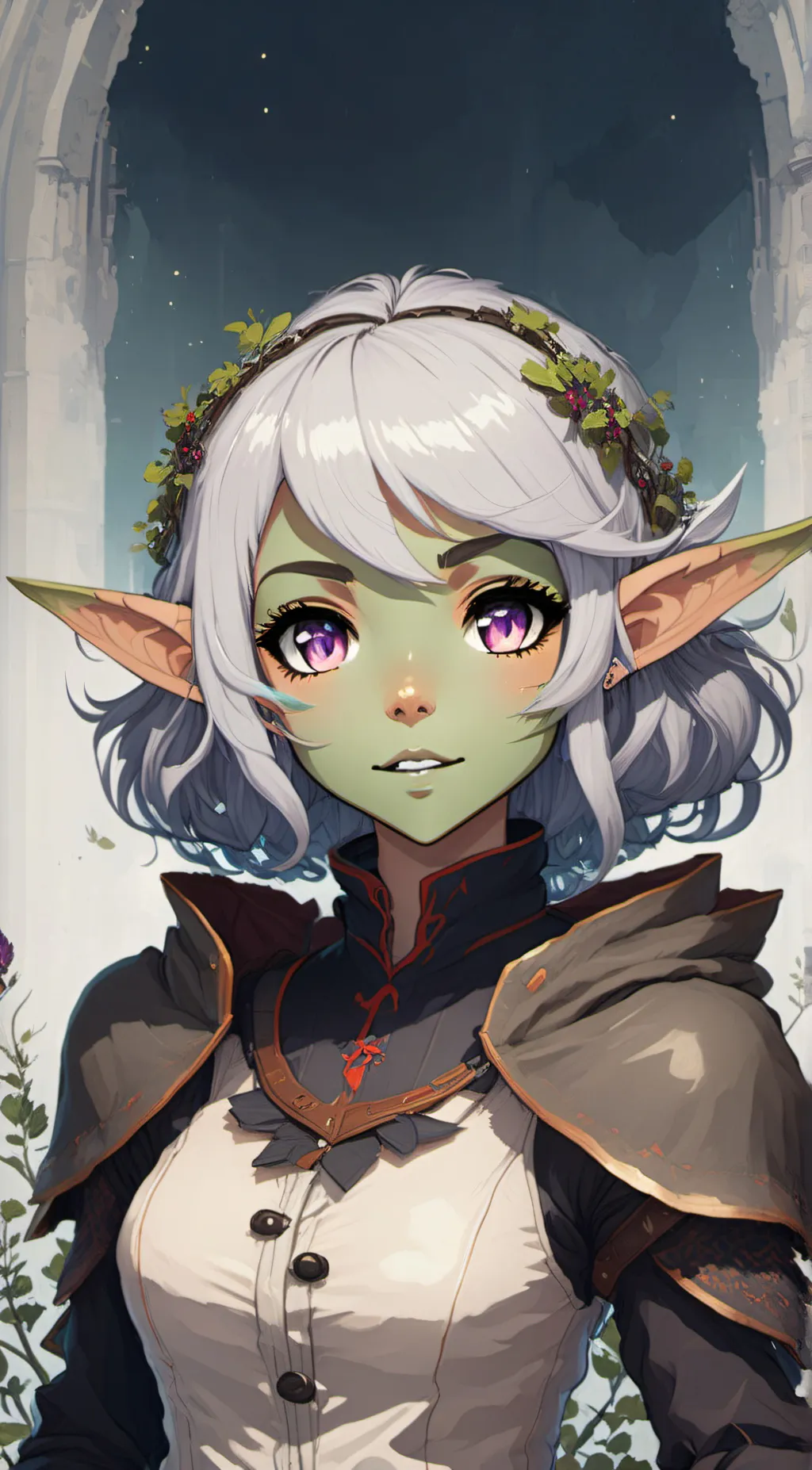 ai character: Luna background