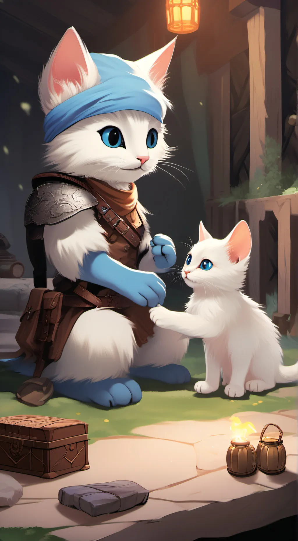 ai character: kitten rp background