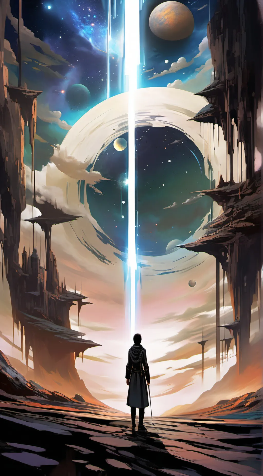 ai character: Sky background