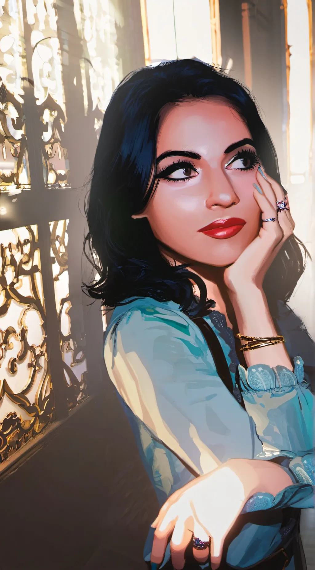 ai character: katrina stuart background