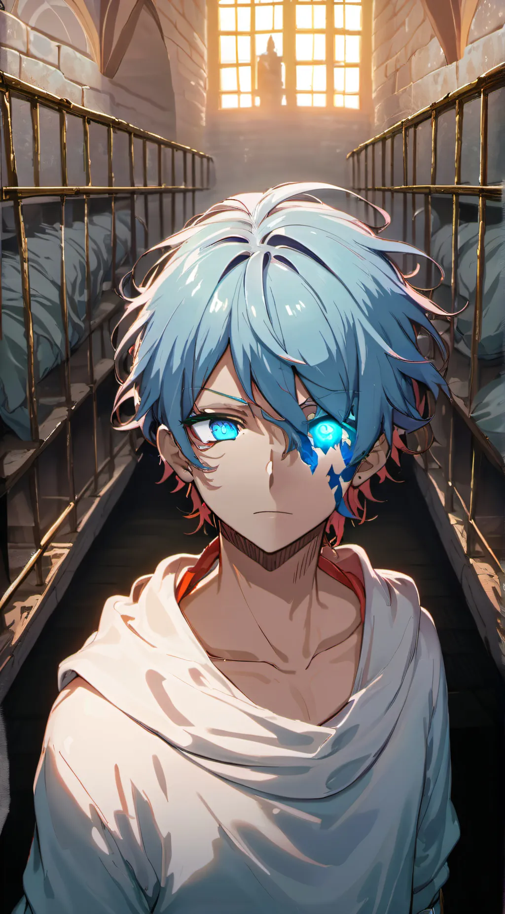 ai character: ash background