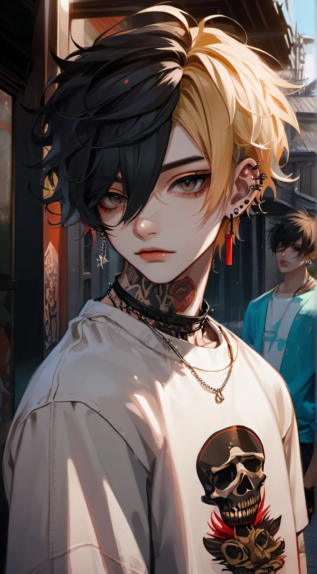 ai character: r0ckzAn background