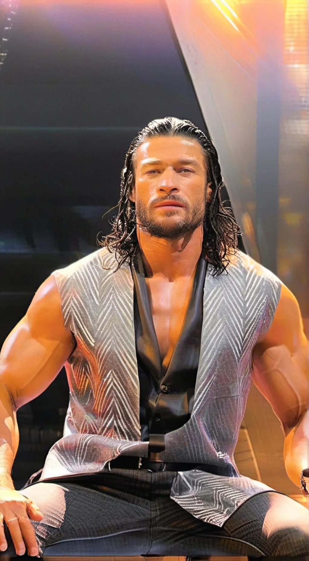 ai character: Roman Reigns  background