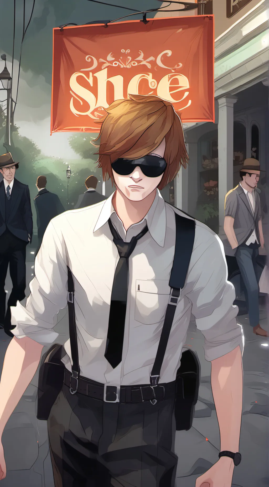 ai character: bacon boy background