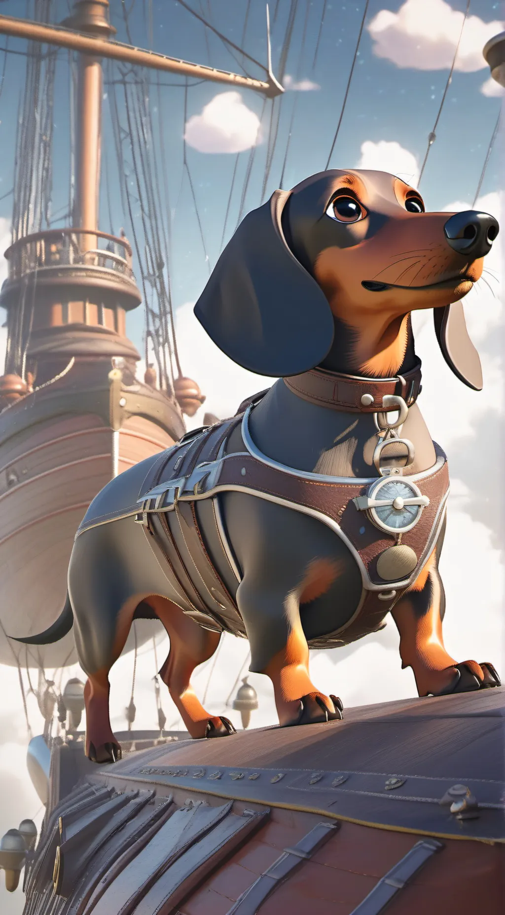 ai character: Dog background