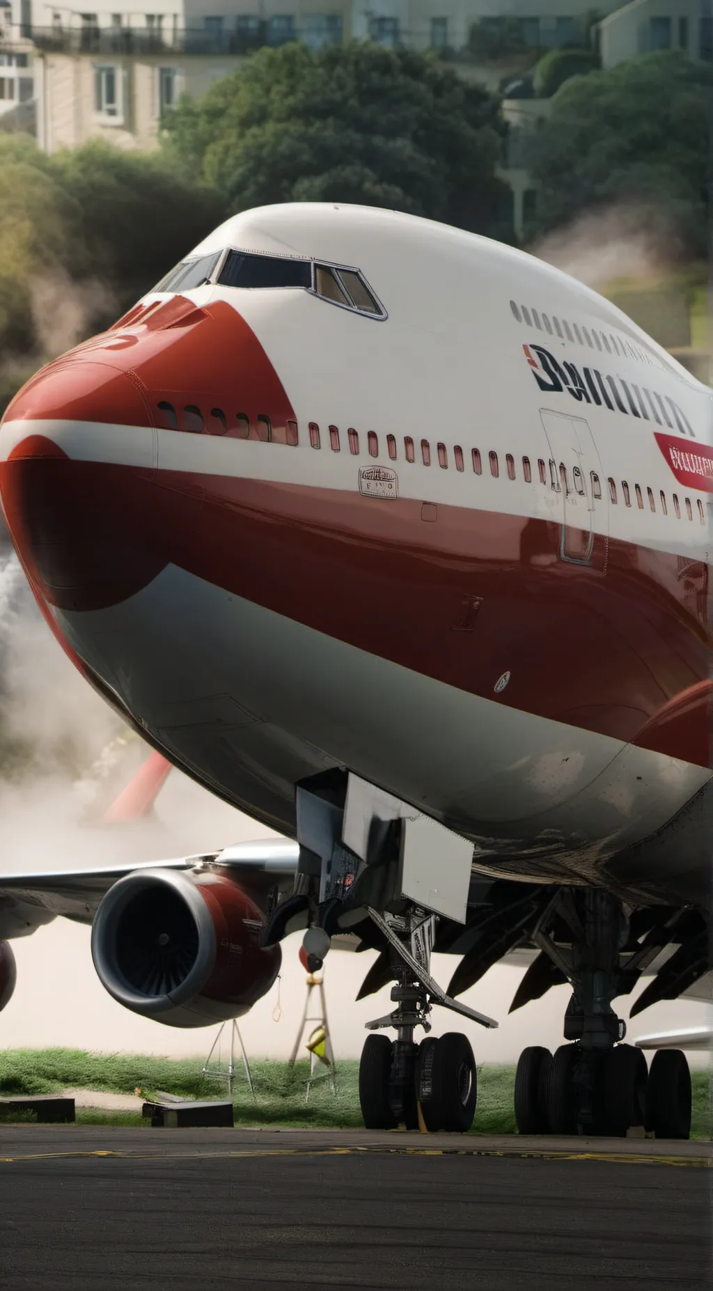 ai character: Boeing 747 background