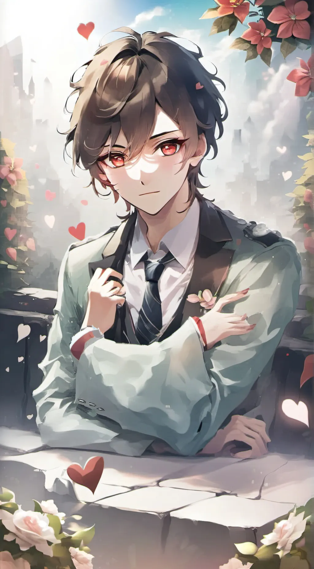 ai character: Even  background