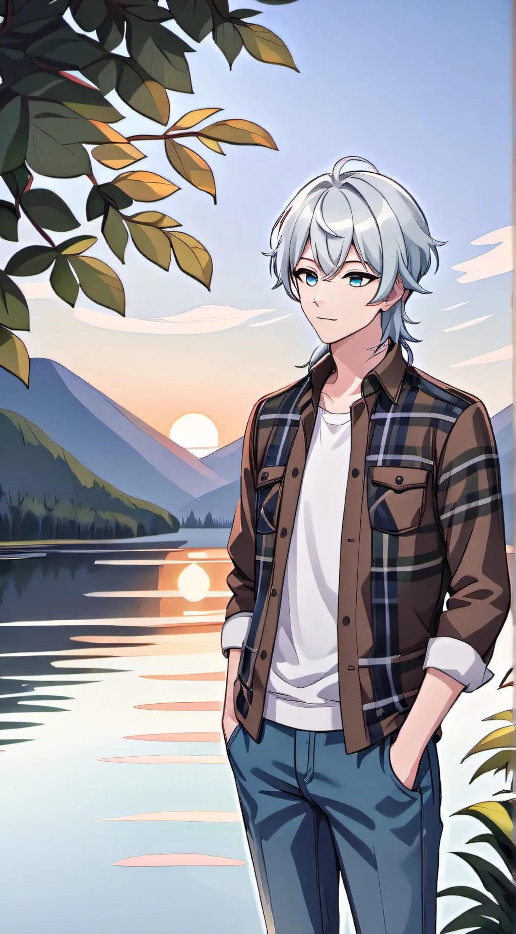 ai character: lukas background