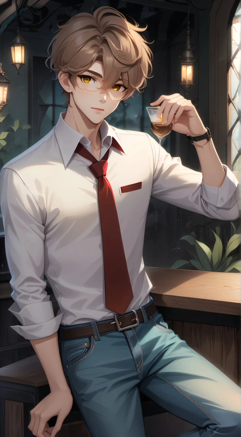 ai character: John  background