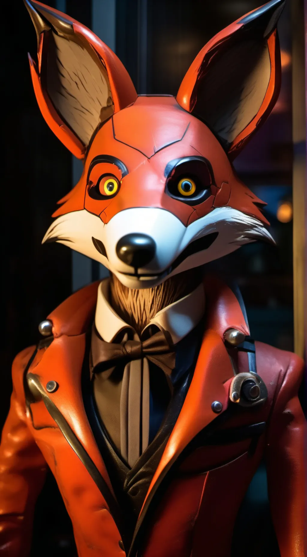ai character: Foxy background
