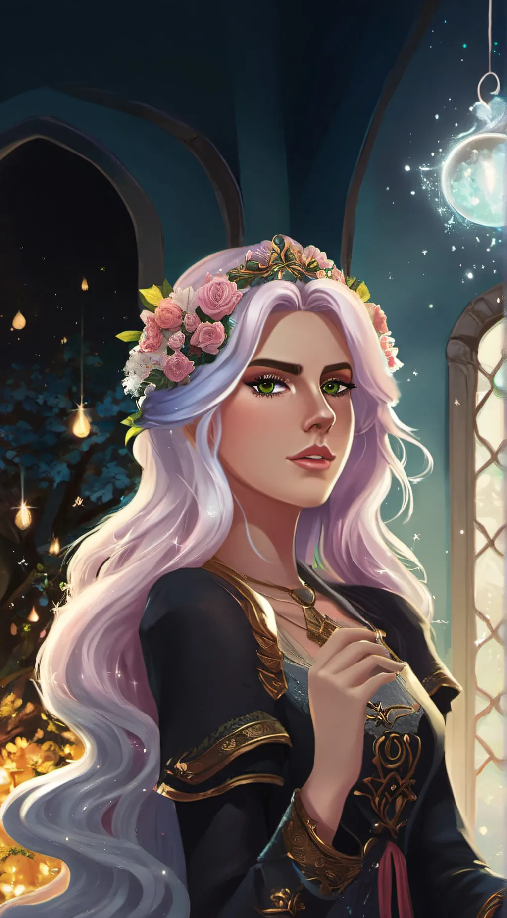 ai character: Iris background