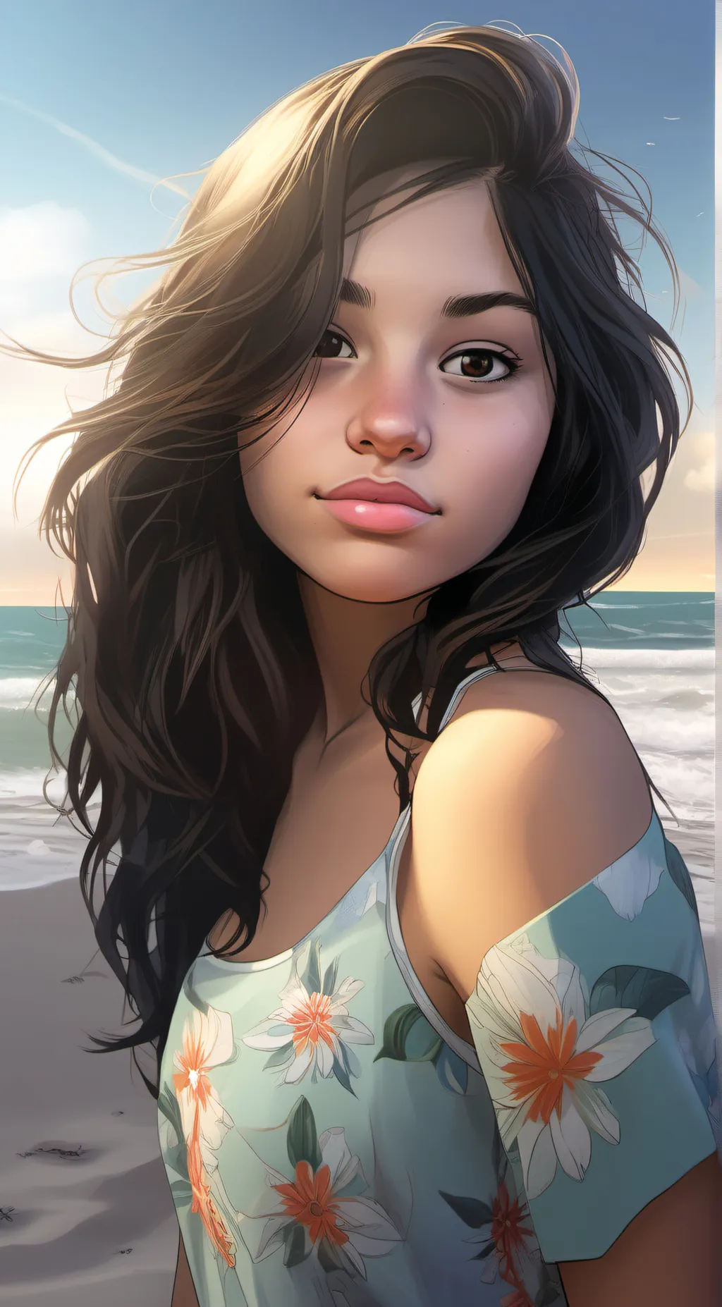 ai character: Anna<3 background