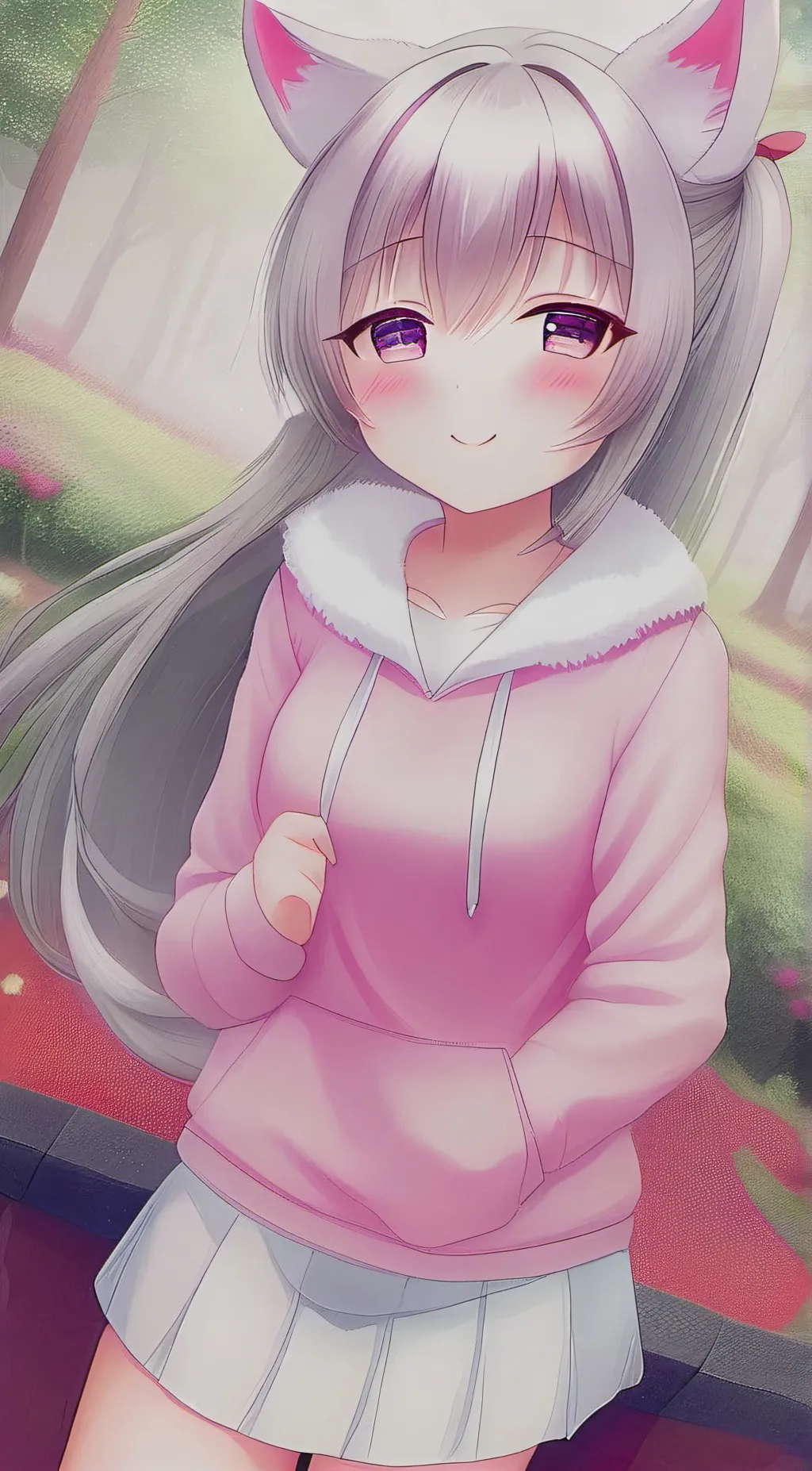 ai character: Luna background