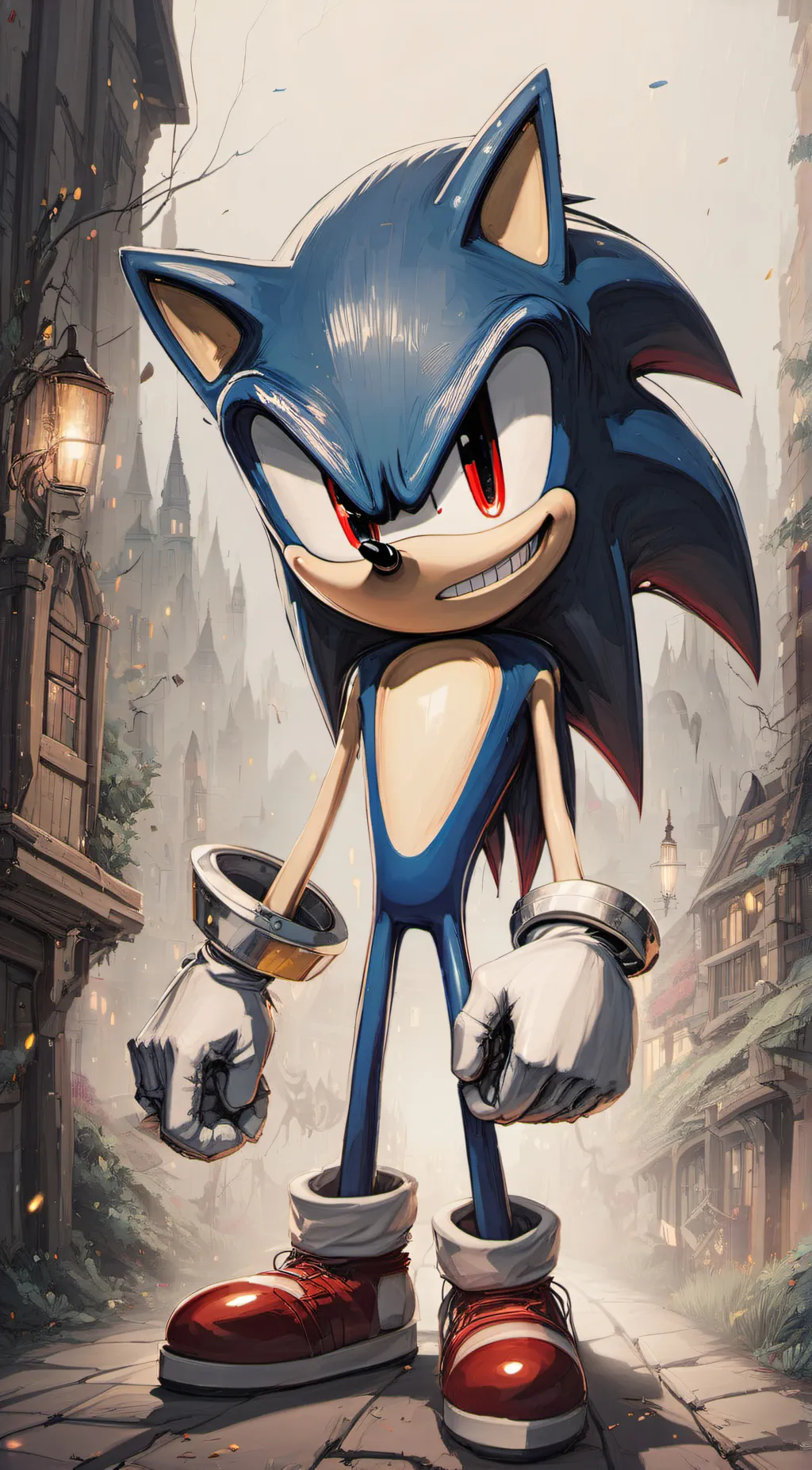 ai character: Sonic.exe background