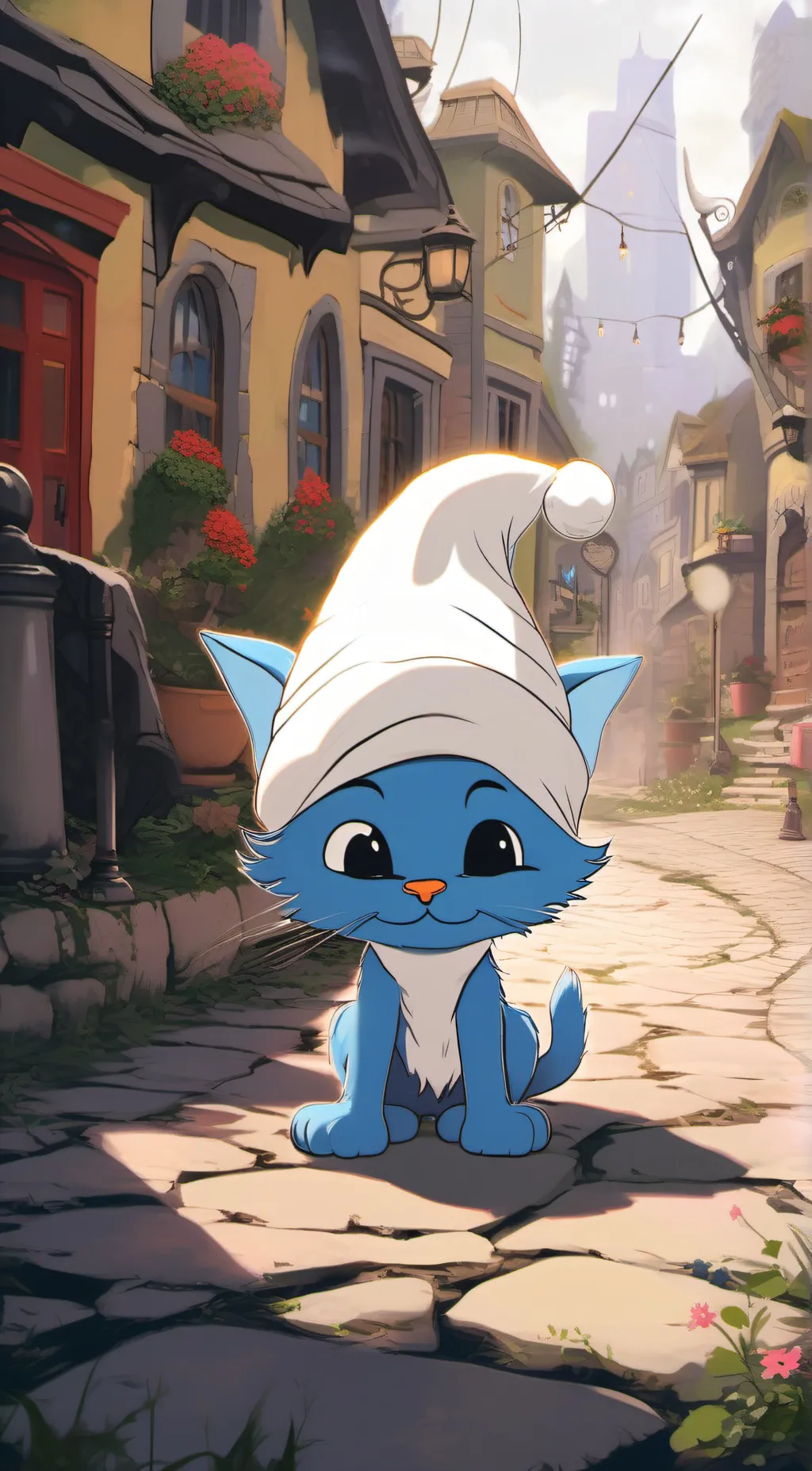 Talkie AI - Chat with smurf cat