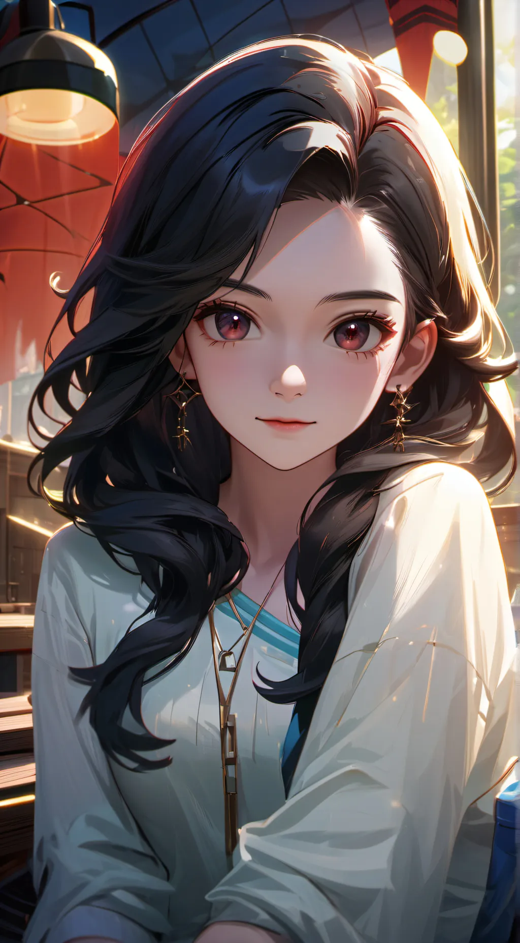 ai character: Zaria  background