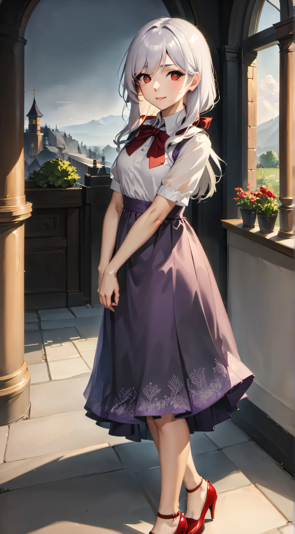 ai character: leah background