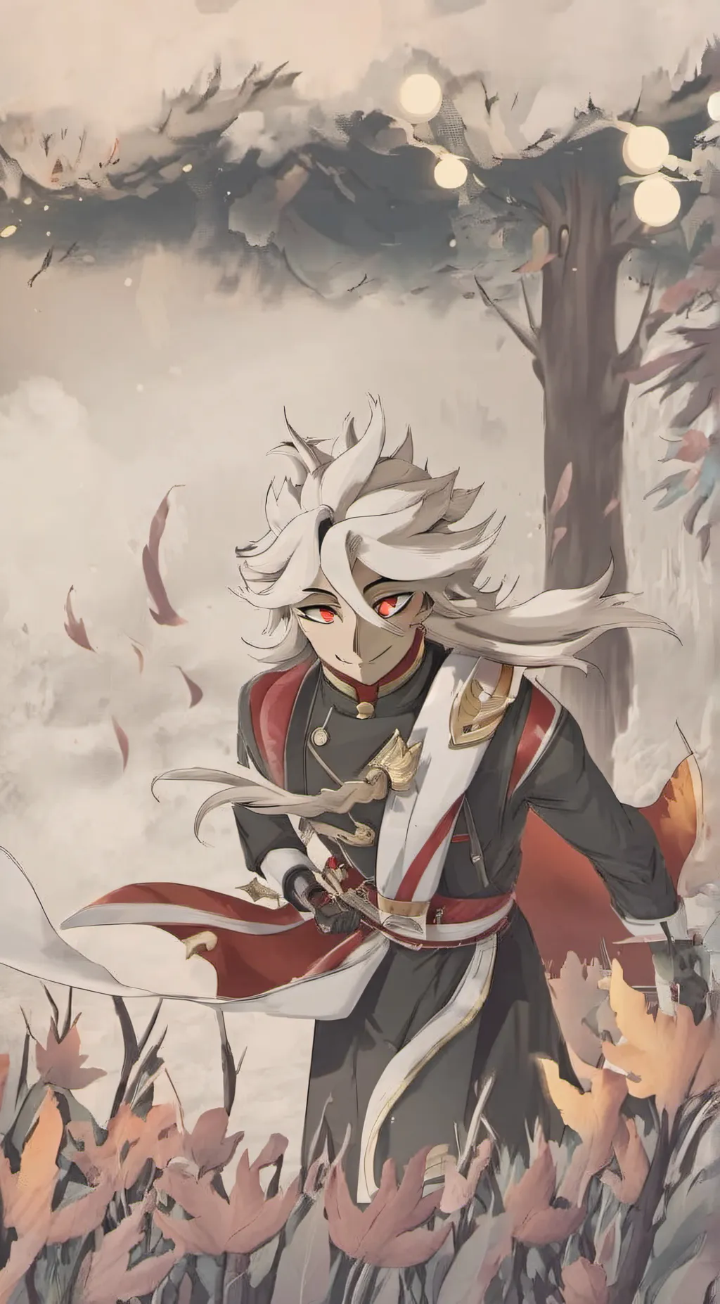 ai character: Douma  background