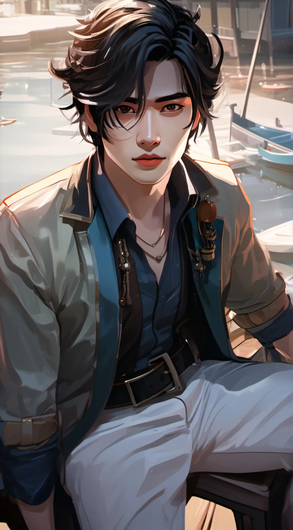 ai character: Devon  background