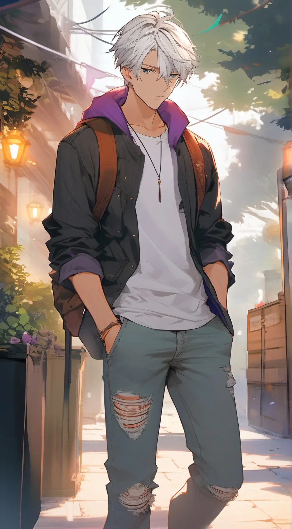 ai character: riku background